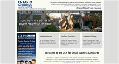 Desktop Screenshot of ontariolandlords.org